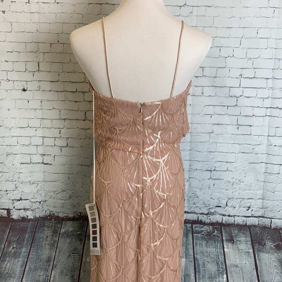 Sorella Vita NWT #9018 Bridesmaid or Mother of Bride Dress Sz 10 Sequins Holiday - Picture 6 of 16